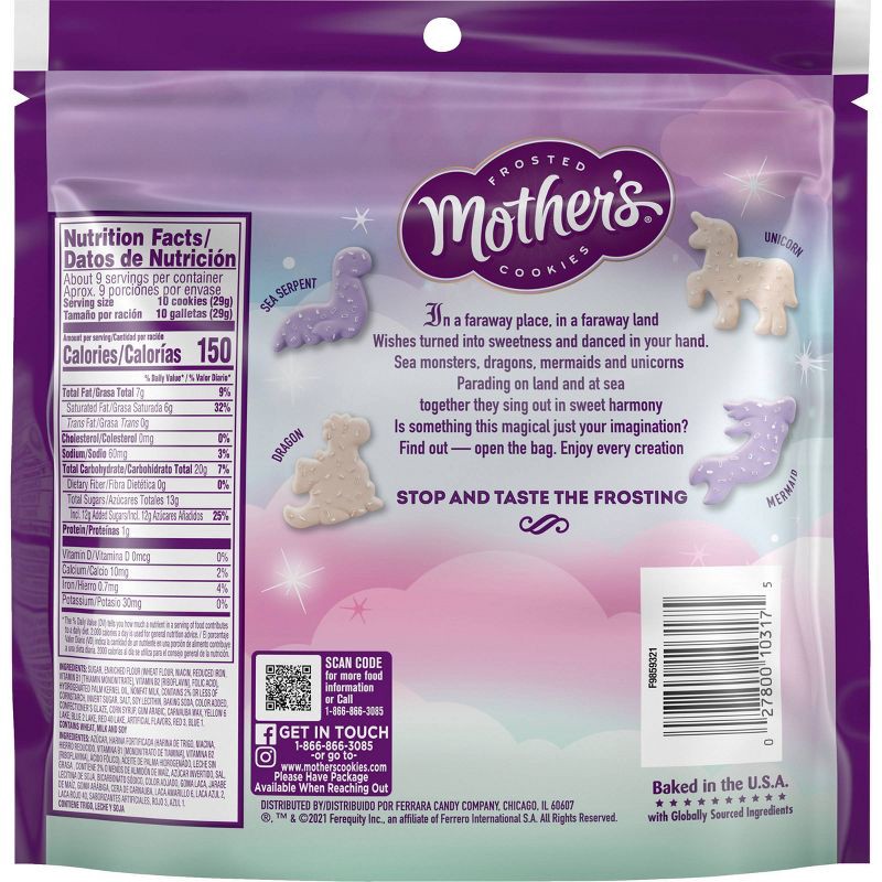 slide 3 of 3, Mother's Cookies Mother's Mythical Creature Cookies - 9oz, 9 oz