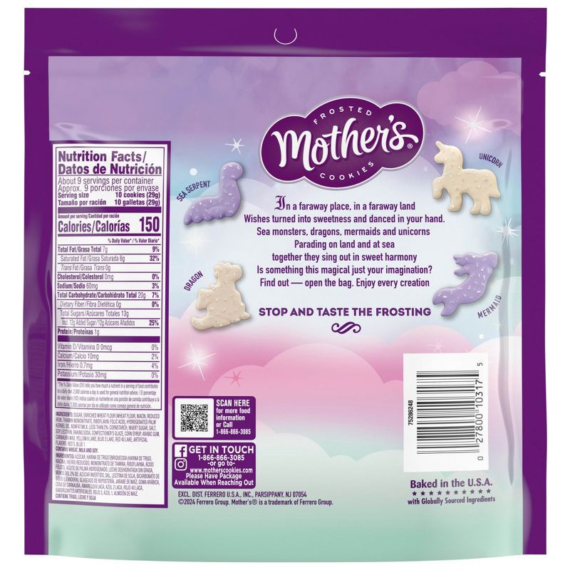 slide 9 of 10, Mother's Cookies Mother's Mythical Creature Cookies - 9oz, 9 oz