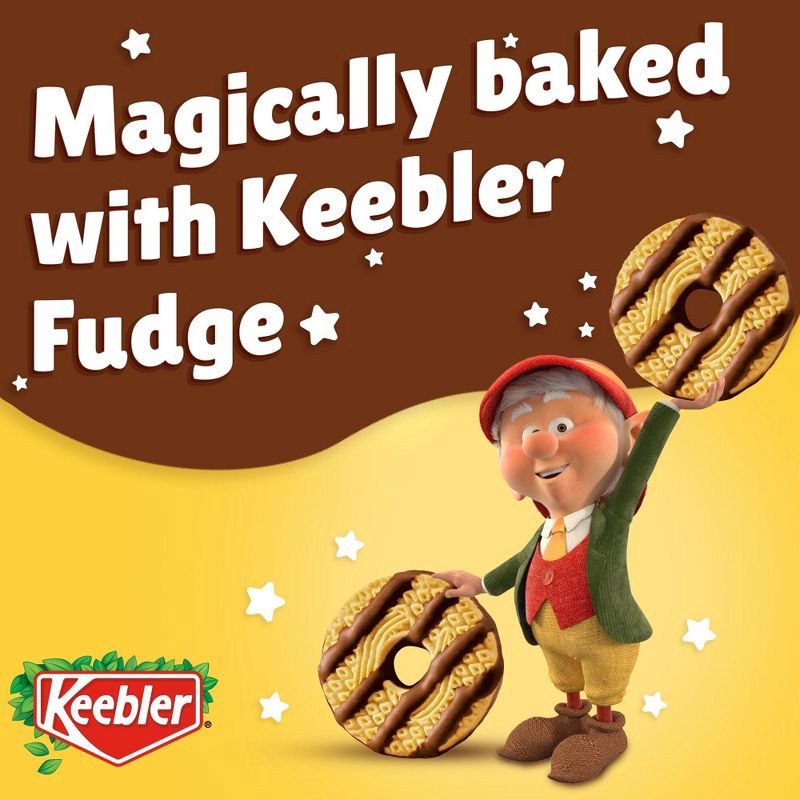 slide 4 of 6, Keebler Fudge Stripes Family Size Cookies - 17.3oz, 17.3 oz