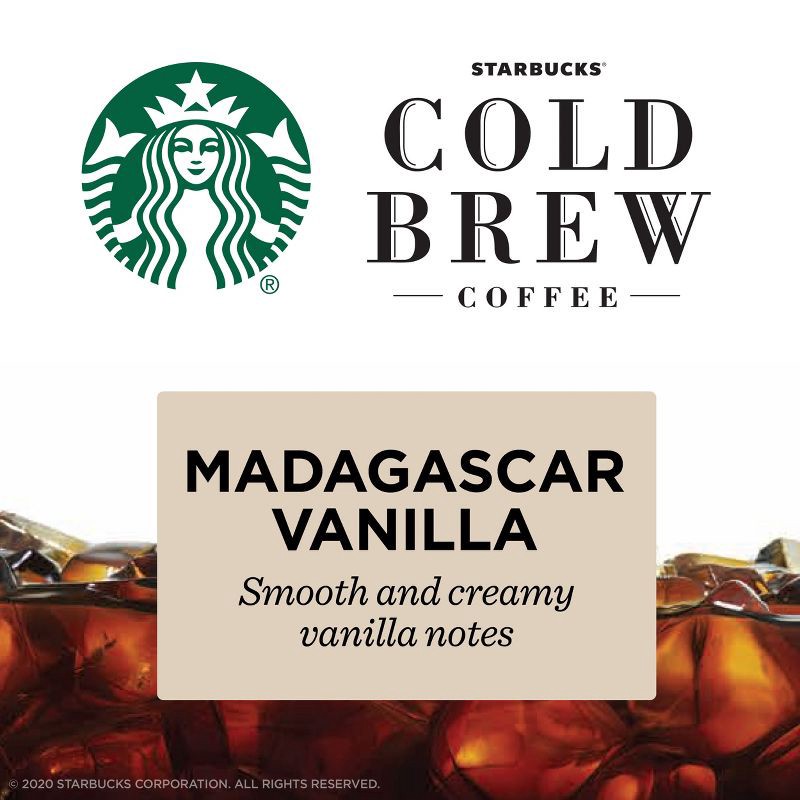 slide 2 of 7, Starbucks Cold Brew Coffee — Madagascar Vanilla — Multi Serve Concentrate — 1 bottle (32 fl oz.), 1 bottle, 32 fl oz