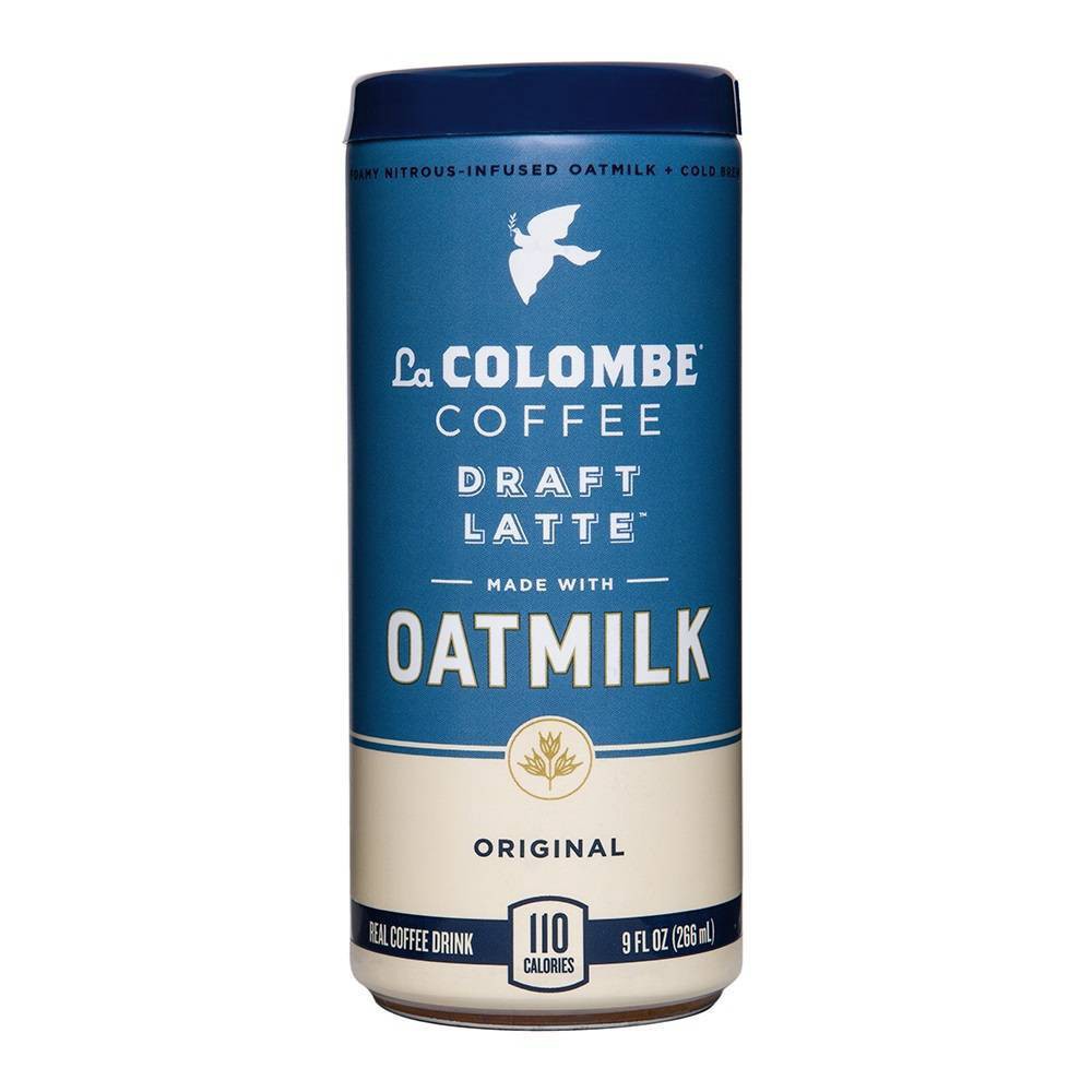 slide 2 of 4, La Colombe Original Draft Latte made with Oatmilk - 4pk/9 fl oz Can, 4 ct; 9 fl oz
