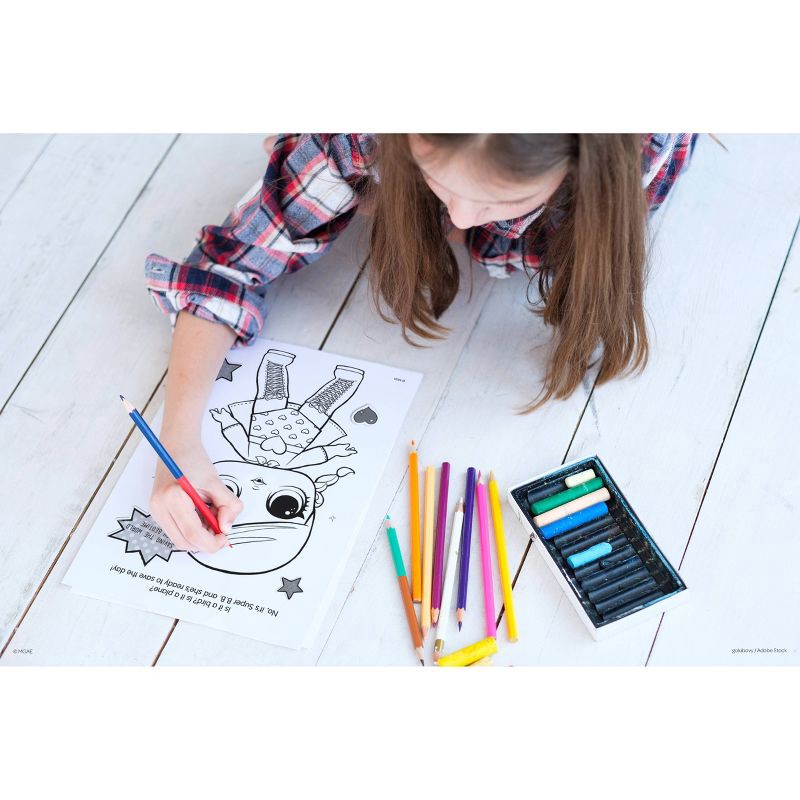 slide 3 of 6, Bendon LOL Surprise Coloring Book with Mini Stamper Markers, 1 ct