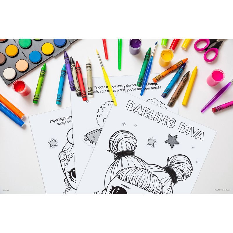 slide 6 of 6, Bendon LOL Surprise Coloring Book with Mini Stamper Markers, 1 ct