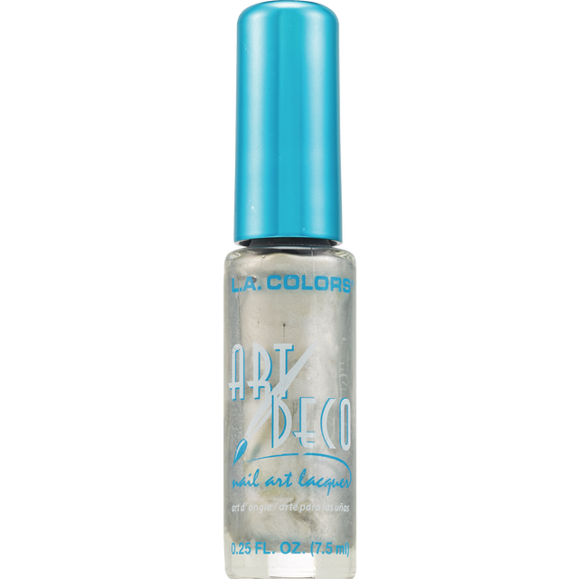 slide 1 of 1, Nail Deco-Silver, 0.25 oz