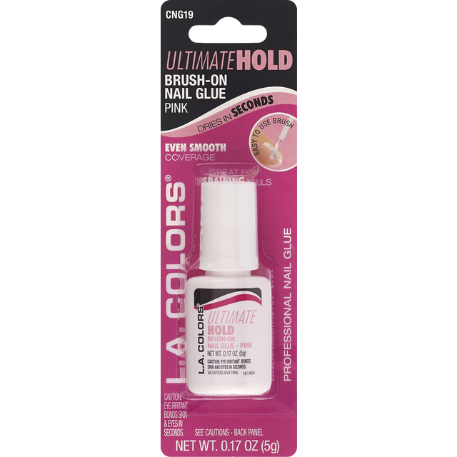 slide 1 of 1, Lac Ult Hold Nail Glue Pink, 1 ct