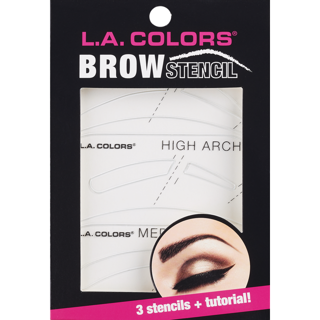 slide 1 of 1, Eyebrow Stencils, 1 ct