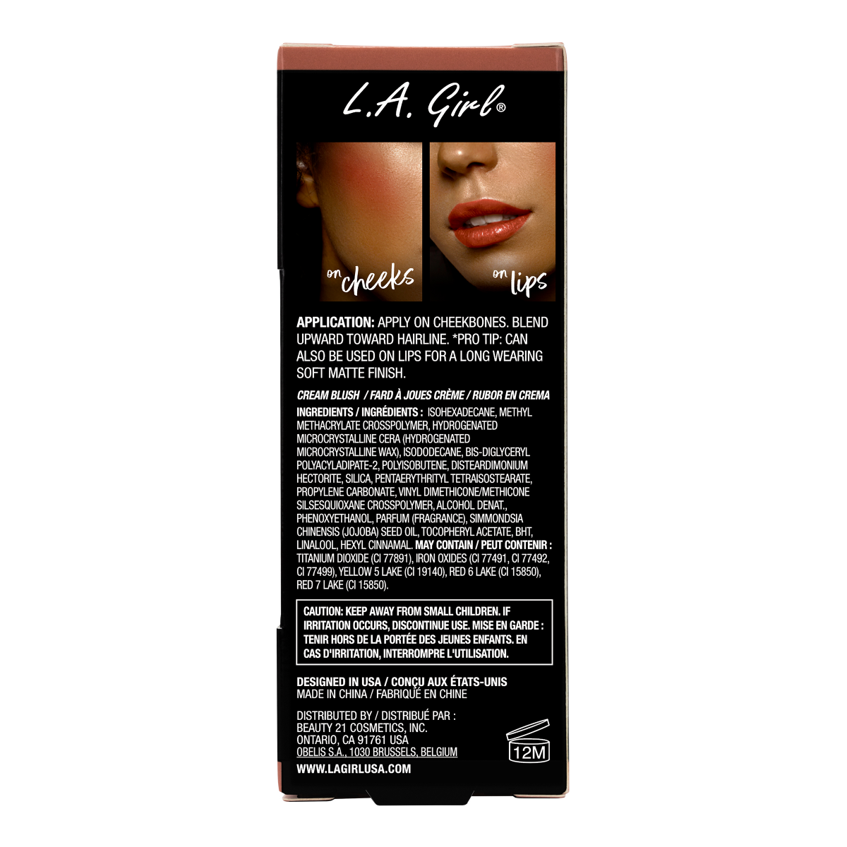 slide 2 of 2, La Girl Soft Matte Cream Blush Grace, 1 ct
