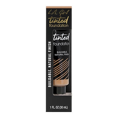 slide 1 of 1, L.A. Girl Tinted Foundation Tan, 1 oz
