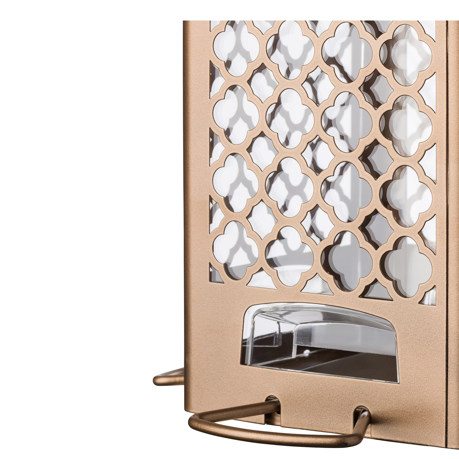 slide 2 of 5, Metal Hopper Song Bird Feeder Capacity, 3.6 lb