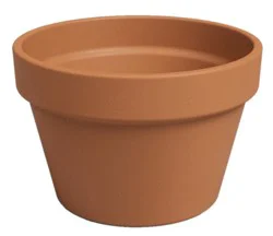 Artevasi 14.4-in W x 14.5-in L x 8.2-in H Terracotta Terracotta Round Indoor Planter