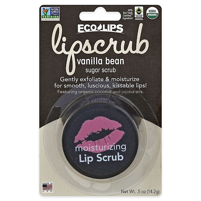 slide 1 of 1, Eco Lips.50 oz. Moisturizing Lip Scrub - Vanilla Bean, 1 ct