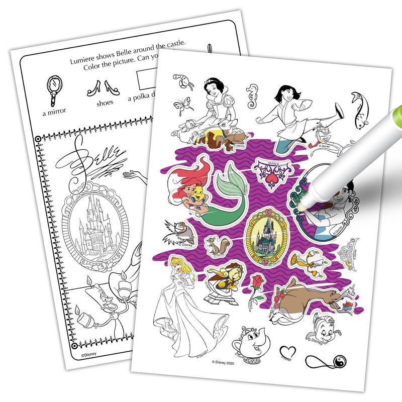 slide 3 of 3, Bendon Disney Princess Imagine Ink Sticker Scenes, 1 ct