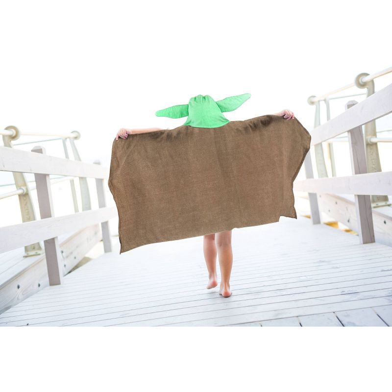 slide 3 of 4, Star Wars: The Mandalorian The Child Kids' Hooded Towel, 1 ct