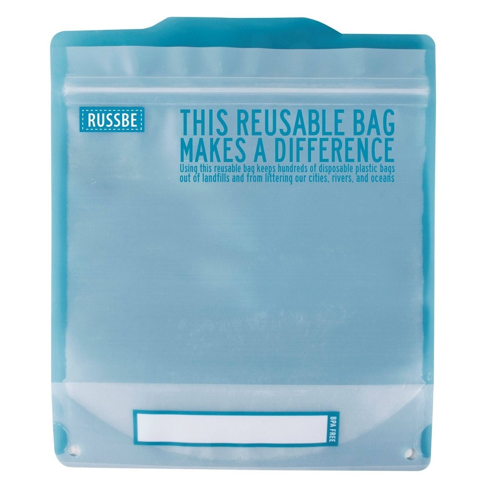 slide 2 of 4, Russbe Reusable Quart Bags, 8 ct