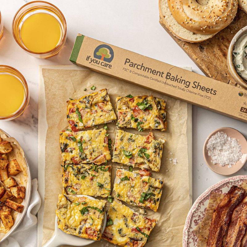 slide 5 of 5, If You Care Unbleached Chlorine Free Parchment Sheets - 24ct, 24 ct