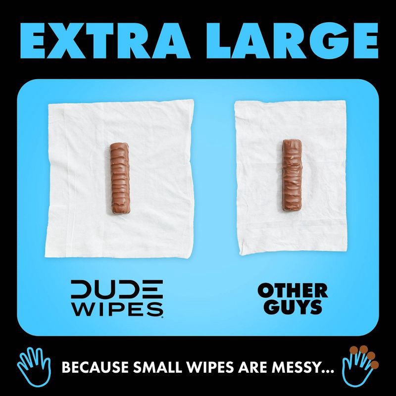 slide 7 of 7, Dude Wipes Fragrance Free Flushable Wipes - 3pk/48ct, 3 ct, 48 ct