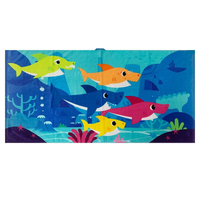 slide 1 of 11, Baby Shark Oversized Kids' Bath Towel, 1 ct