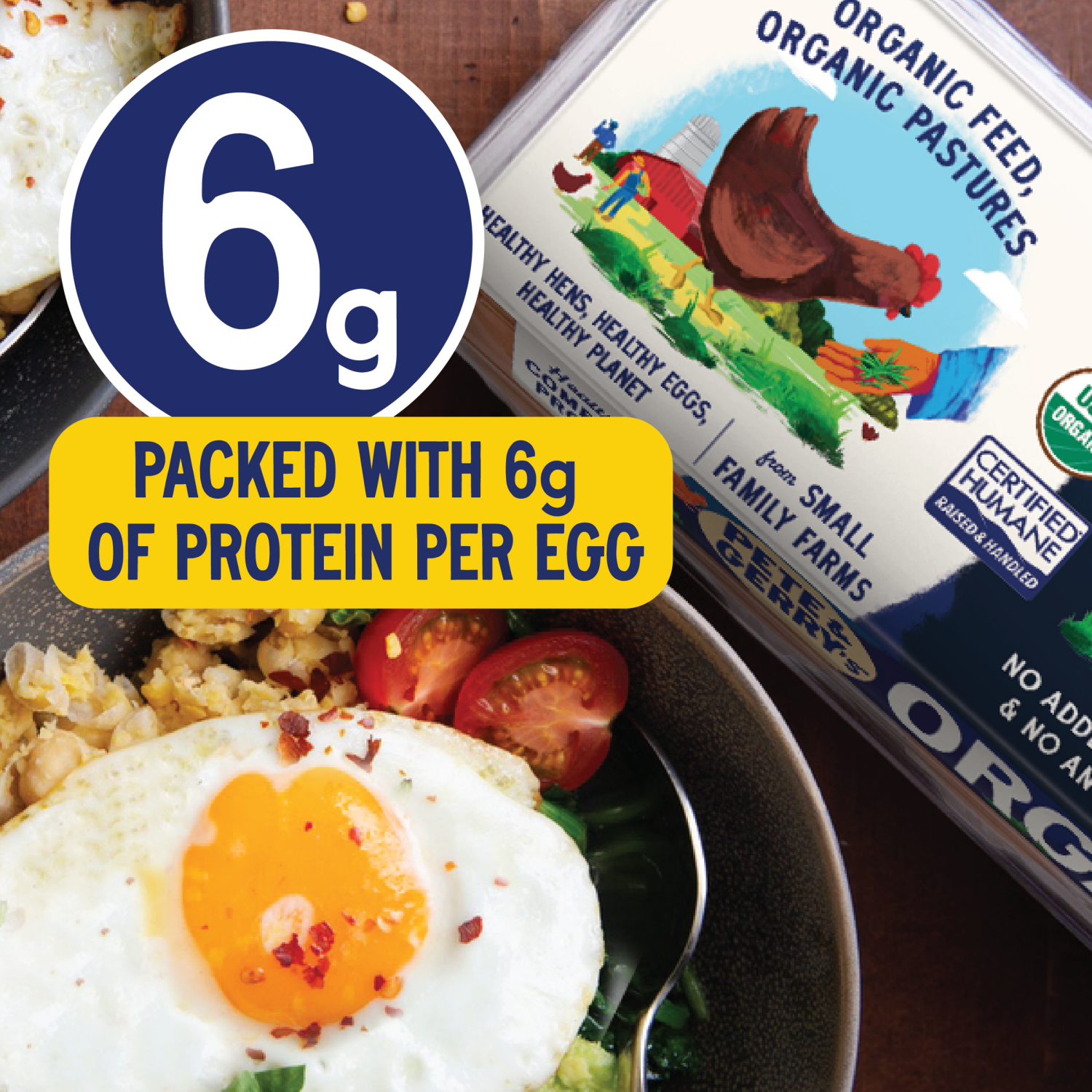 slide 3 of 3, Pete and Gerry's Organic Free Range Brown Eggs Large 12 ea, 12 ct