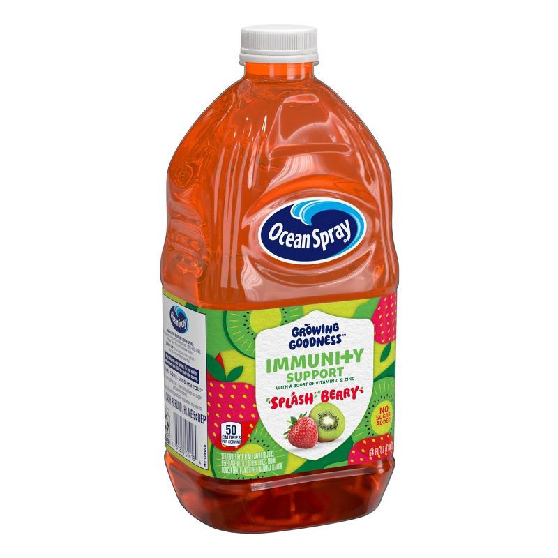 slide 2 of 5, Ocean Spray Growing Goodness Cran Kiwi Strawberry Juice Drink - 64 fl oz Bottle, 64 fl oz