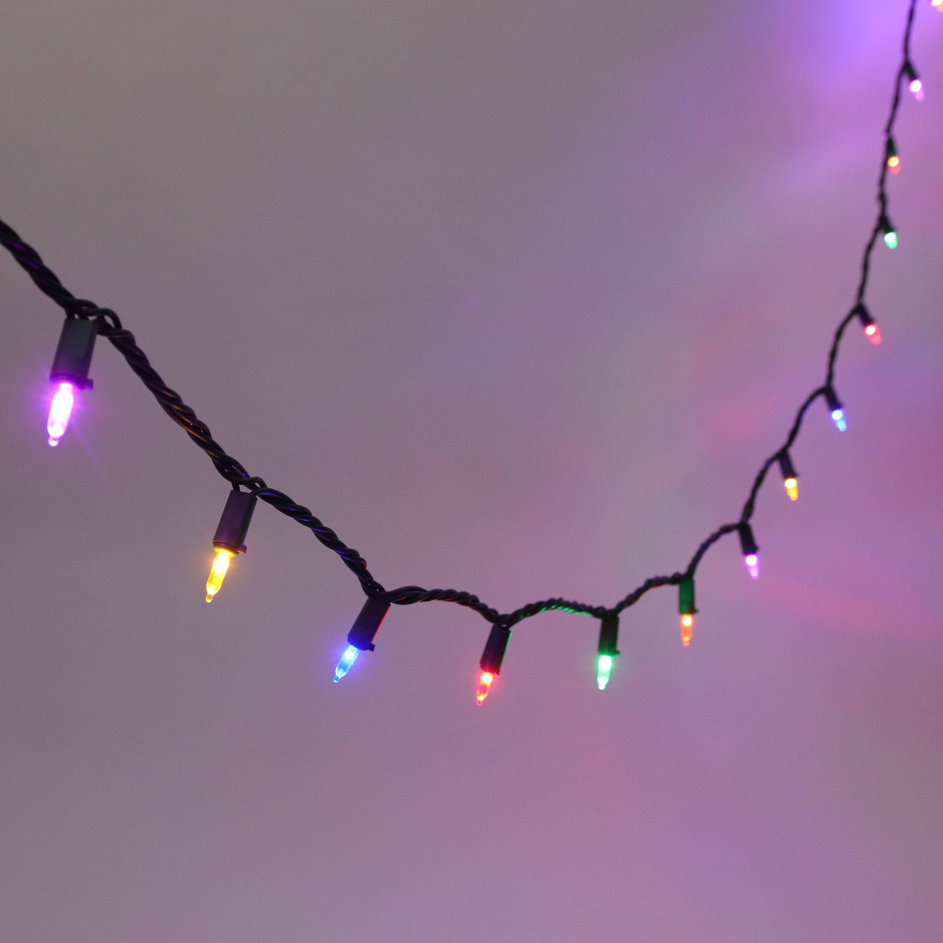 Philips LED Super Bright Mini String Lights Multicolor with Green 200 | Shipt