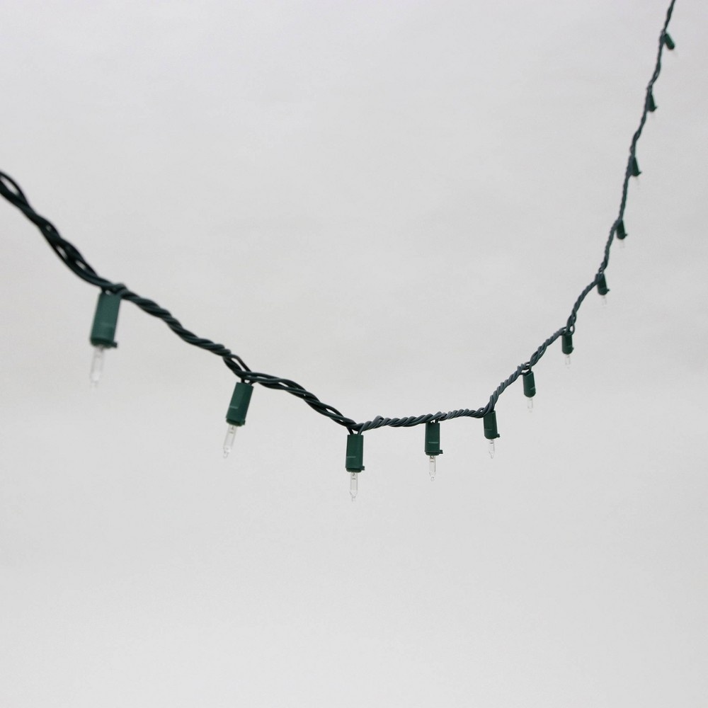 Philips LED Super Bright Mini String Lights Warm White with Green Wire