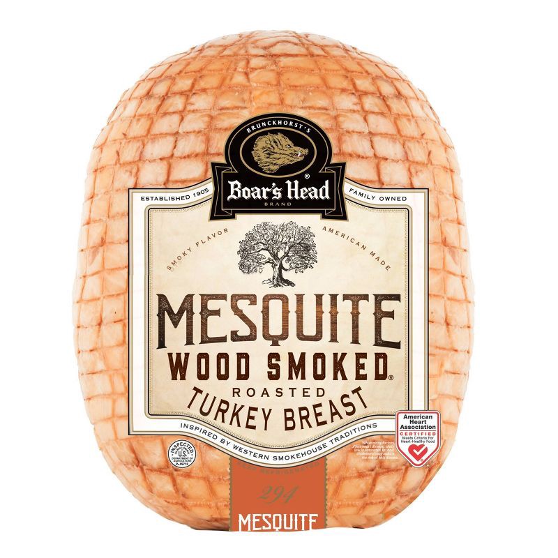 slide 2 of 3, Boar's Head Mesquite Smoked Turkey - Deli Fresh Sliced - price per lb, per lb
