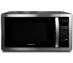Farberware Classic FMO11AHTBKB 1.1 Cu. Ft. 1000-Watt Microwave Oven, Stainless Steel