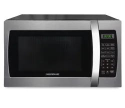 Farberware Professional FMO13AHTBKI 1.3 Cu. Ft. 1100-Watt Microwave Oven with Sensor, Stainless/Silver