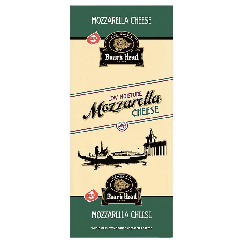 slide 2 of 3, Boar's Head Whole Milk Mozzarella Cheese - 6.5lbs - priced per lb, per lb