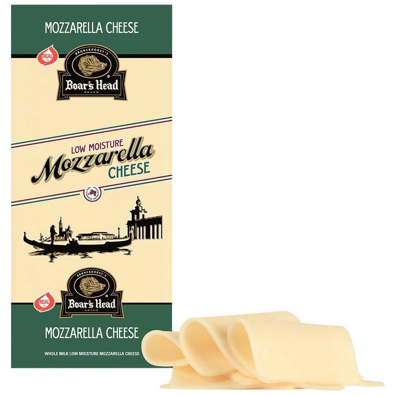 slide 1 of 3, Boar's Head Whole Milk Mozzarella Cheese - 6.5lbs - priced per lb, per lb