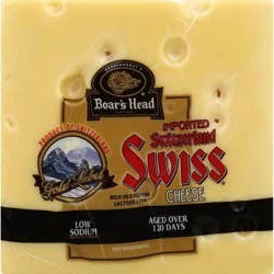 Boar's Head Imported Switzerland Swiss - 6.5lbs - priced per lb