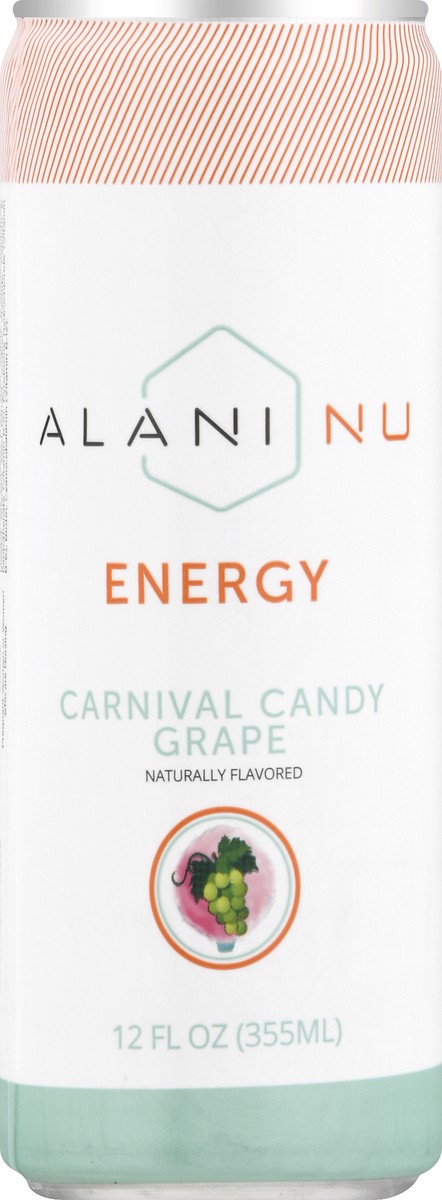 slide 6 of 13, Alani Nu Carnival Candy Grape Energy Drink 12 oz, 12 oz