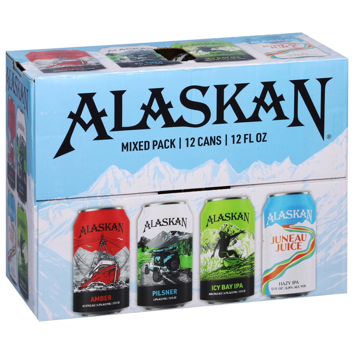 slide 2 of 9, Alaskan Beer Mixed Pack 12 - 12 fl oz Cans, 12 ct; 12 oz