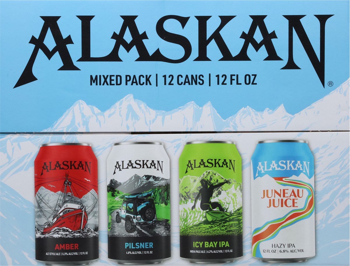 slide 5 of 9, Alaskan Beer Mixed Pack 12 - 12 fl oz Cans, 12 ct