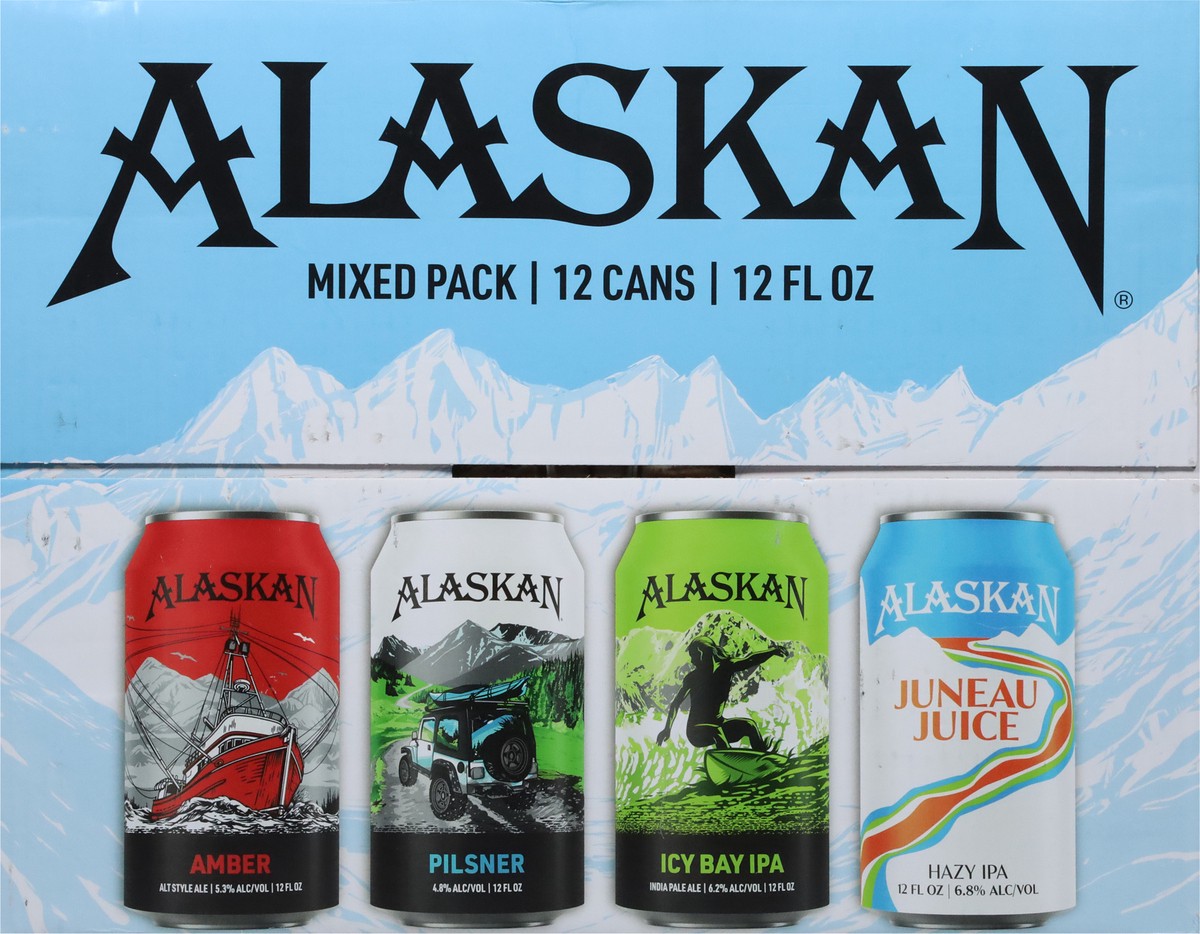 slide 6 of 9, Alaskan Beer Mixed Pack 12 - 12 fl oz Cans, 12 ct