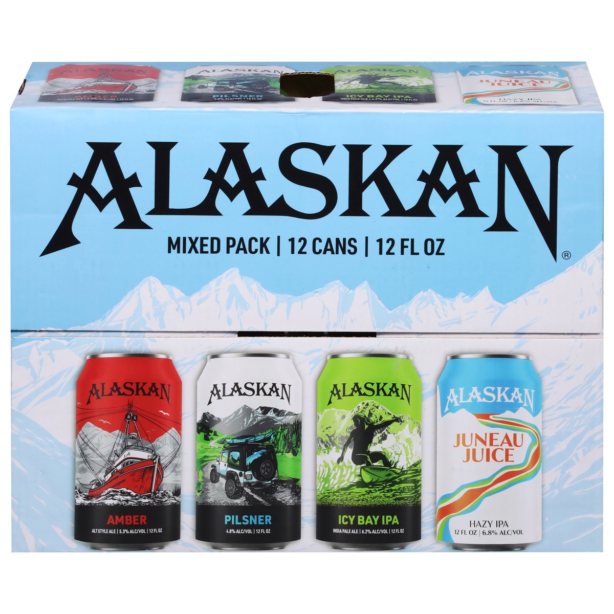 slide 1 of 9, Alaskan Beer Mixed Pack 12 - 12 fl oz Cans, 12 ct