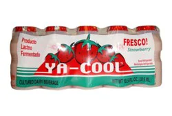 Ya-Cool Cultured Dairy Beverage Strawberry 5 Count - 10.5 Oz