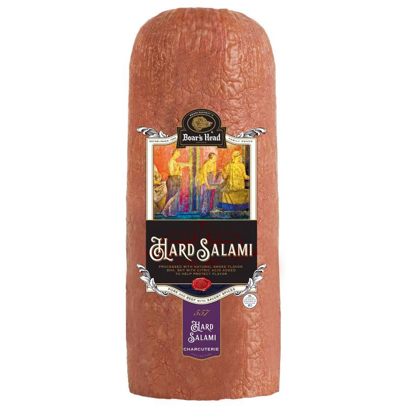 slide 2 of 3, Boar's Head Hard Salami - Deli Fresh Sliced - price per lb, per lb