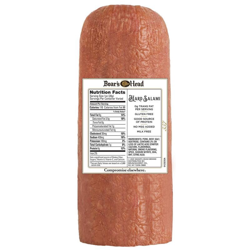 slide 3 of 3, Boar's Head Hard Salami - Deli Fresh Sliced - price per lb, per lb