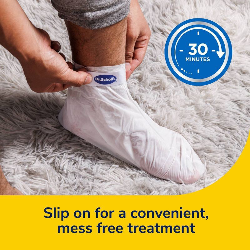 slide 7 of 10, Dr. Scholl's Dry, Cracked Skin Ultra-Hydrating Foot Mask - 1 Pair, 1 ct