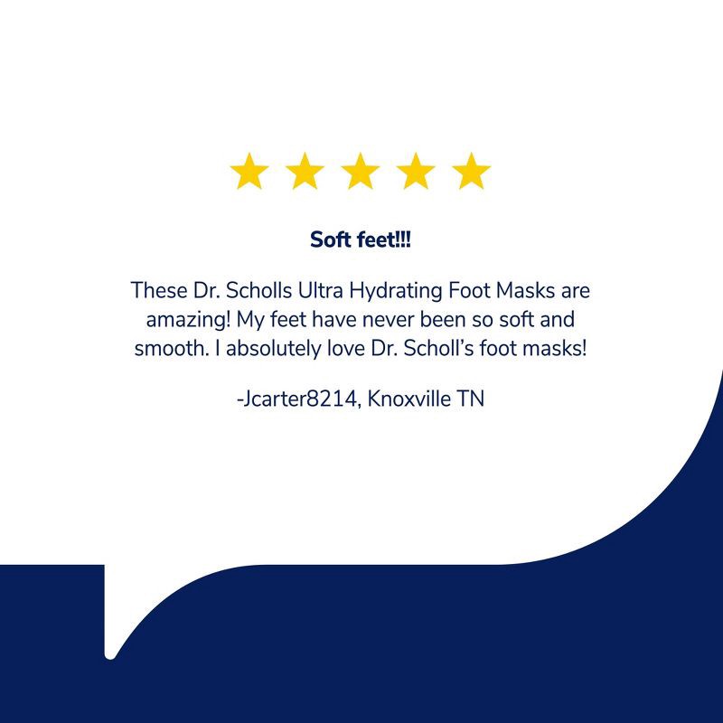 slide 9 of 10, Dr. Scholl's Dry, Cracked Skin Ultra-Hydrating Foot Mask - 1 Pair, 1 ct
