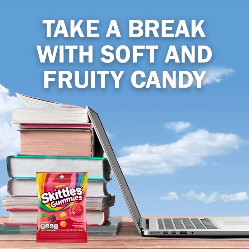 slide 6 of 11, Skittles Original Gummies Candy Peg - 5.8oz, 5.8 oz