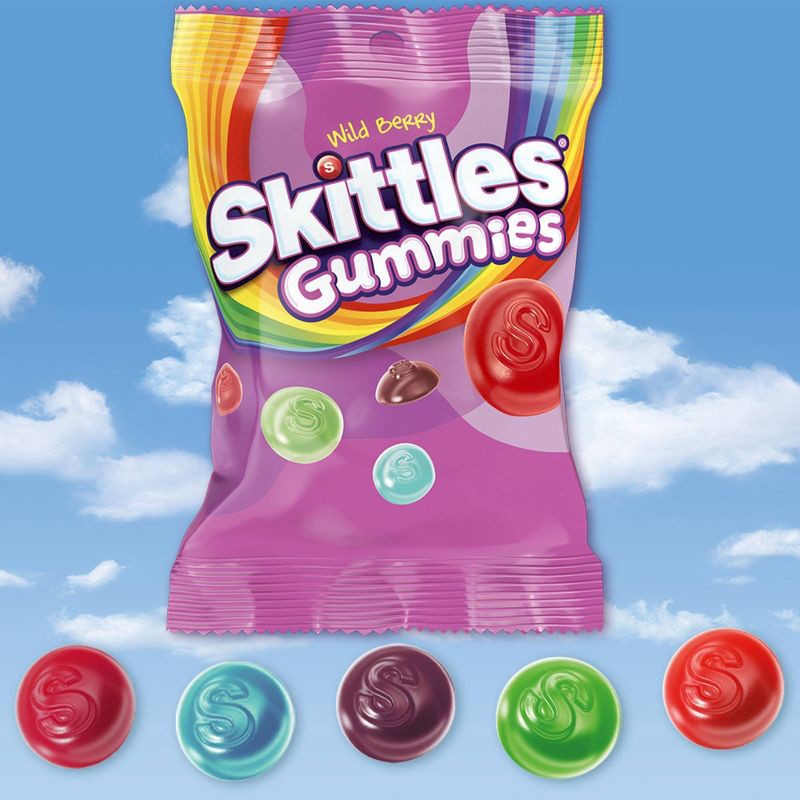 slide 2 of 8, Skittles Wildberry Gummies Candy Peg - 5.8oz, 5.8 oz