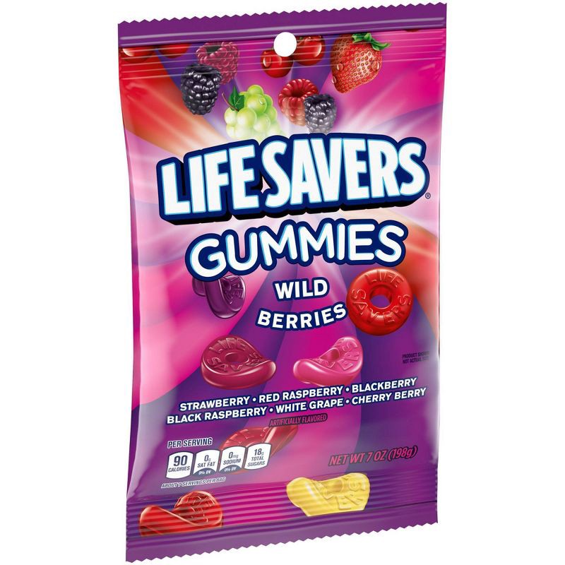slide 7 of 8, Life Savers Gummies Wildberry Gummy Candy - 7oz, 7 oz