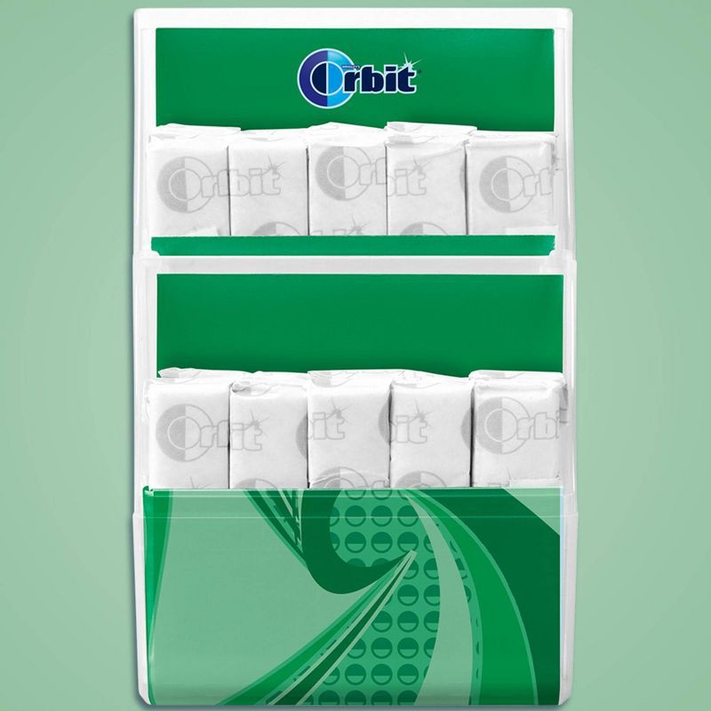 slide 3 of 7, Orbit Gum Spearmint Sugar Free Chewing Gum - 30ct, 30 ct