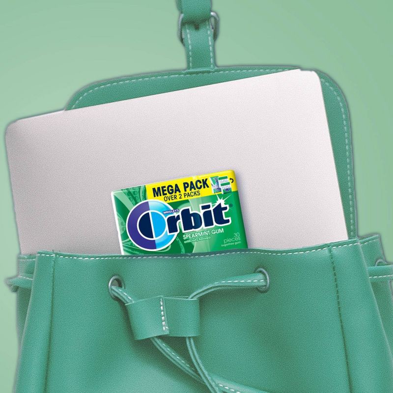 slide 6 of 7, Orbit Gum Spearmint Sugar Free Chewing Gum - 30ct, 30 ct