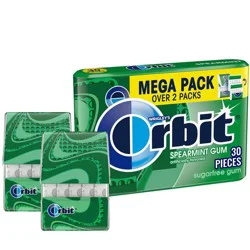 Orbit Gum Sugar-Free Spearmint Chewing Gum - 30ct
