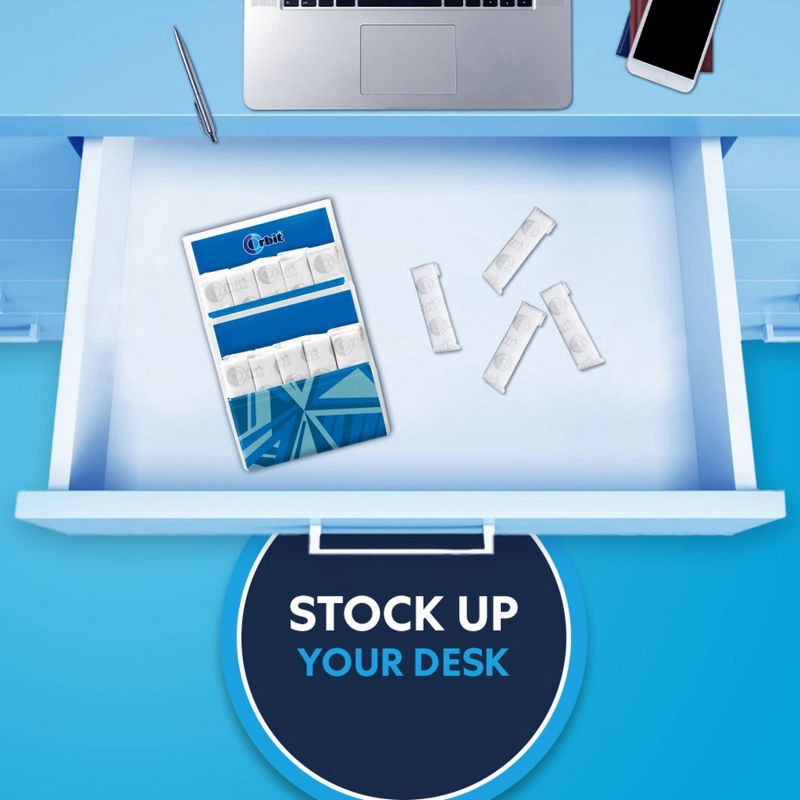 slide 5 of 9, Orbit Gum Sugar-Free Peppermint Chewing Gum - 30ct, 30 ct