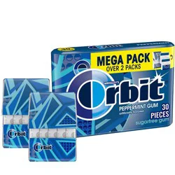 Orbit Gum Sugar-Free Peppermint Chewing Gum - 30ct