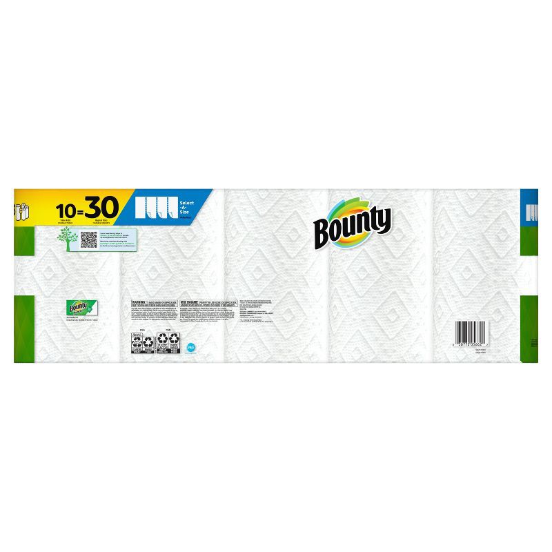 slide 2 of 18, Bounty Select-A-Size Paper Towels - 10 Triple Rolls, 1 ct